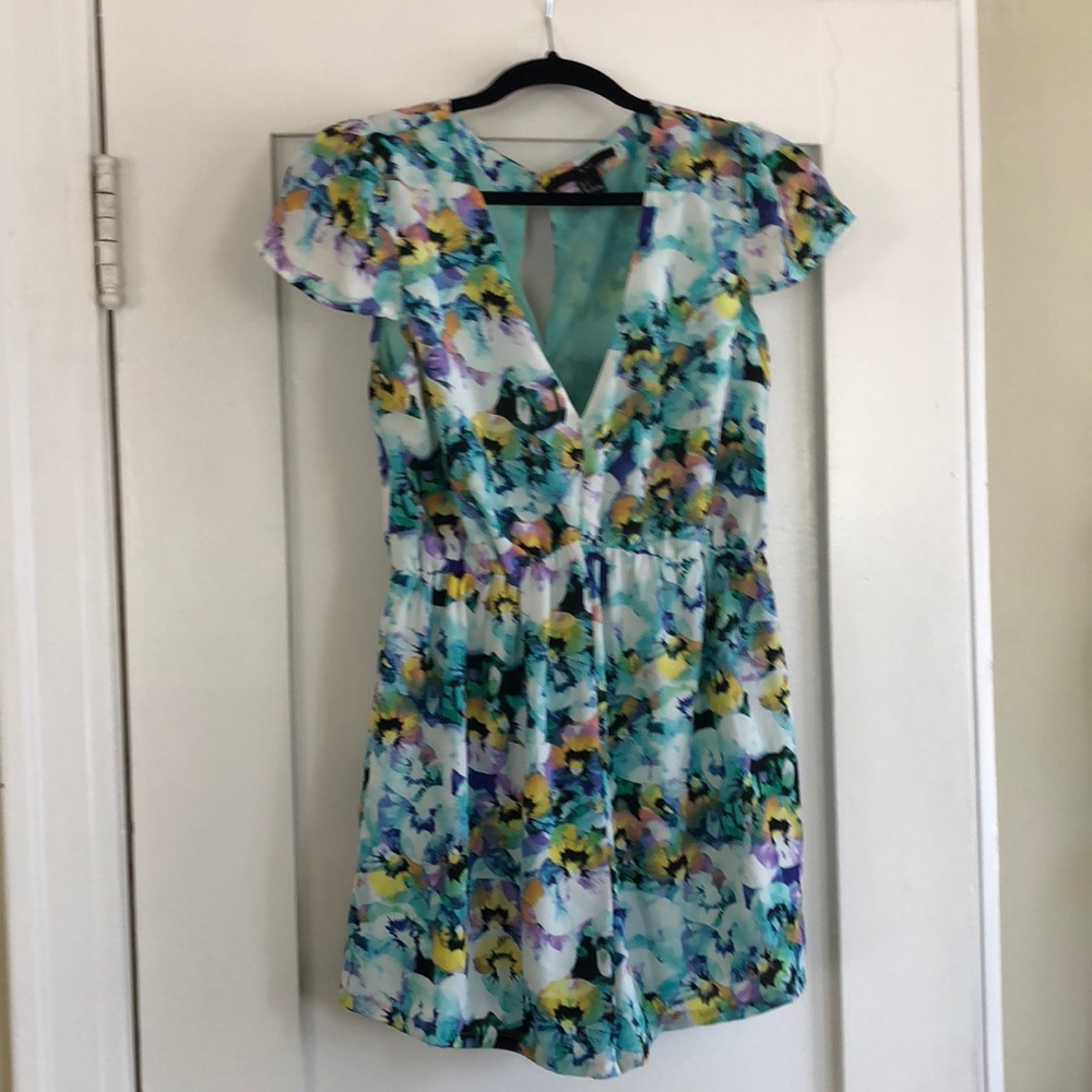 Floral Romper - Size L